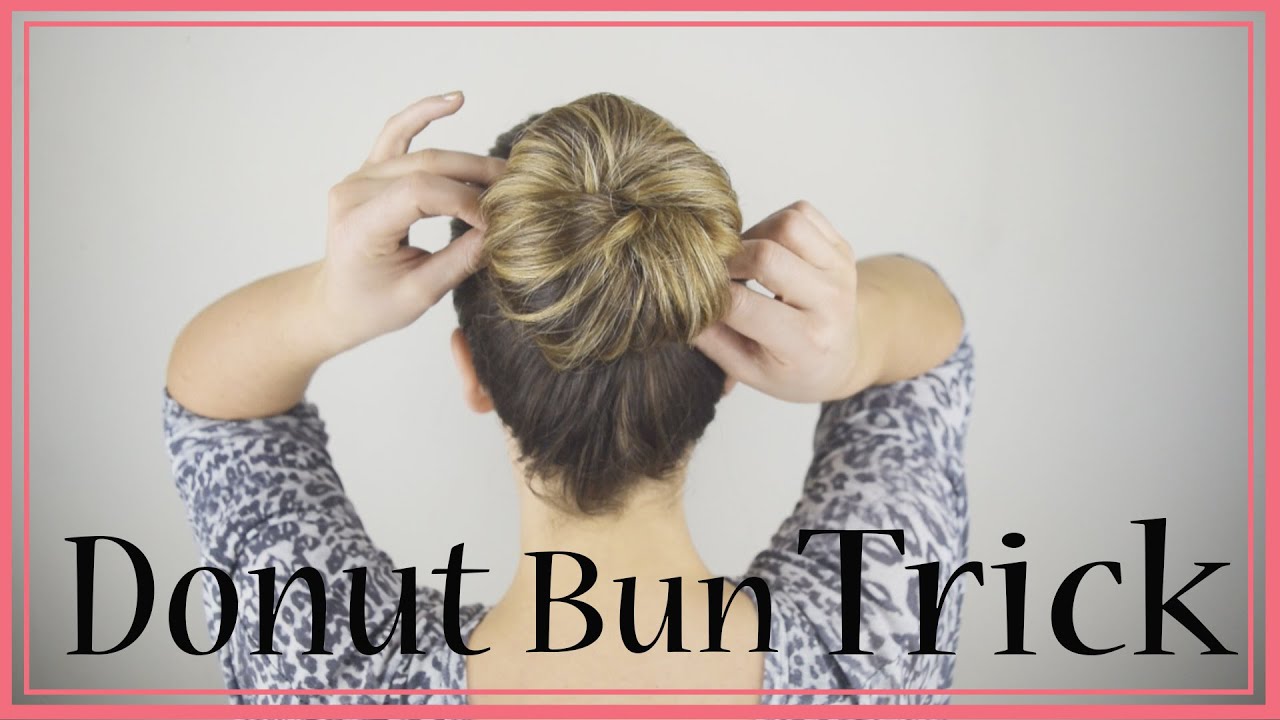 BEST EVER trick to Donut Bun long hair. (No leftover hair!) | Bun  hairstyles for long hair, Bun hairstyles, Roll hairstyle