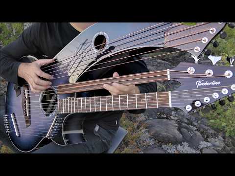 The Sound of Silence - Triple Neck Harp Guitar Cover