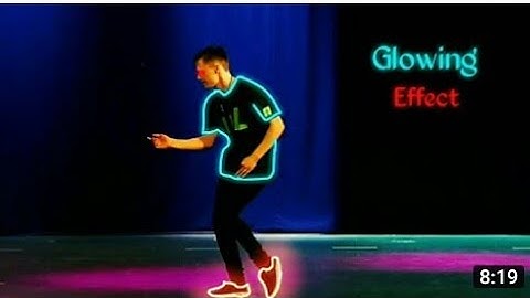How to make glowing scribble video effect from mobile device_in English