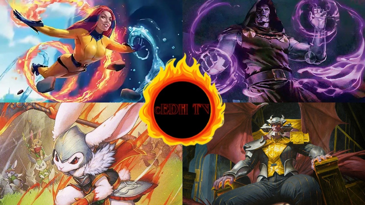Crystal, Inhuman Princess vs Doctor Doom, Unrivaled vs Ob Nixilis Vs Baylen, the Haymaker cEDH thumbnail
