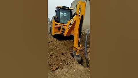 Pipe laying with JCB #work #construction #jcb #jcbmachine #pipelining #pipeline #civilwork #nature