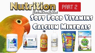 Nutrition of Lovebirds Part 2 | Soft Food, Vitamins, Calcium & Minerals. screenshot 4
