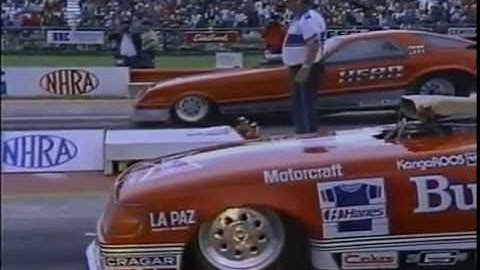 Drag Racing 1984 NHRA U S  Nationals FUNNY CAR Final Round