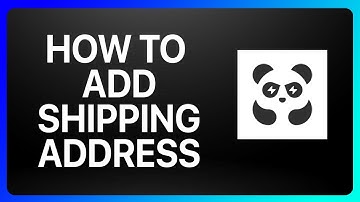 How To Add Shipping Address On Pandabuy Tutorial