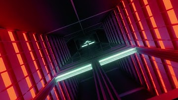 4K Abstract Moving Neon Tunnel Motion Background | VFX FOOTAGE