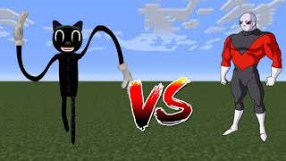 JIREN VS CARTOON CAT (EPIC BATTLE!!) | GOKU ADDON IN MINECRAFT