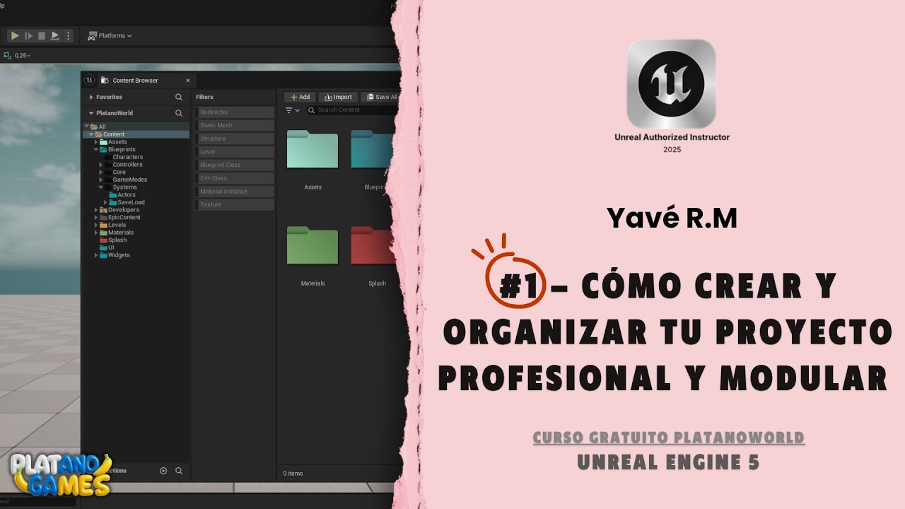 🎮#1 – Cómo organizar tu proyecto en Unreal Engine 5 | Serie ...