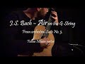 J.S. Bach: Air on the G String. (BWV 1068). Classic guitar played by: Tobias Nilsson.