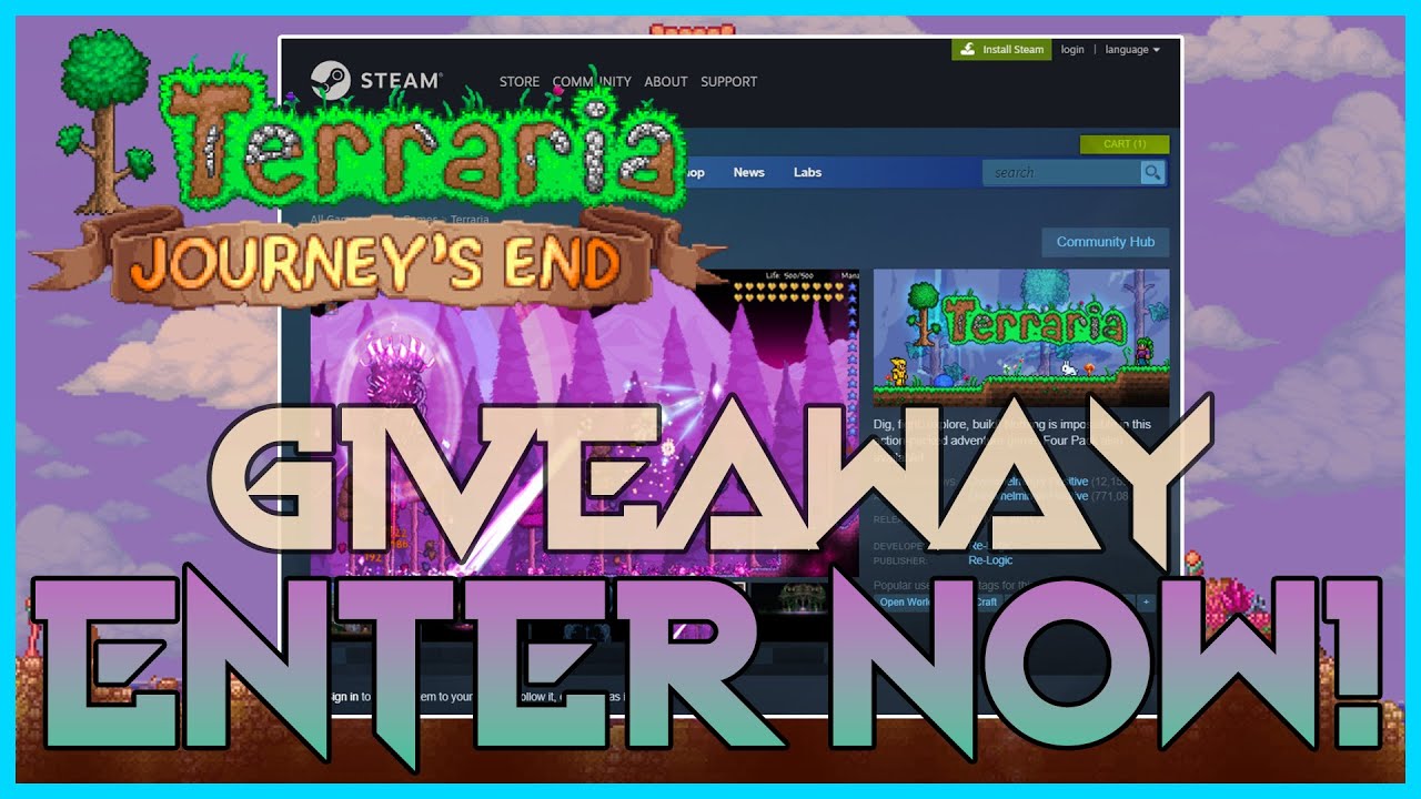 Terraria Steam New Account GLOBAL, Buy cheap on Vgswap