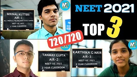 Neet 2021 Toppers |Neet 2021 Rank 1,2,3| Neet 2021 Result| Neet Stars | Neet 2021 Latest News| Top 3