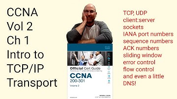 CCNA Vol 2 Ch1 Intro to TCP/IP Transport and Applications