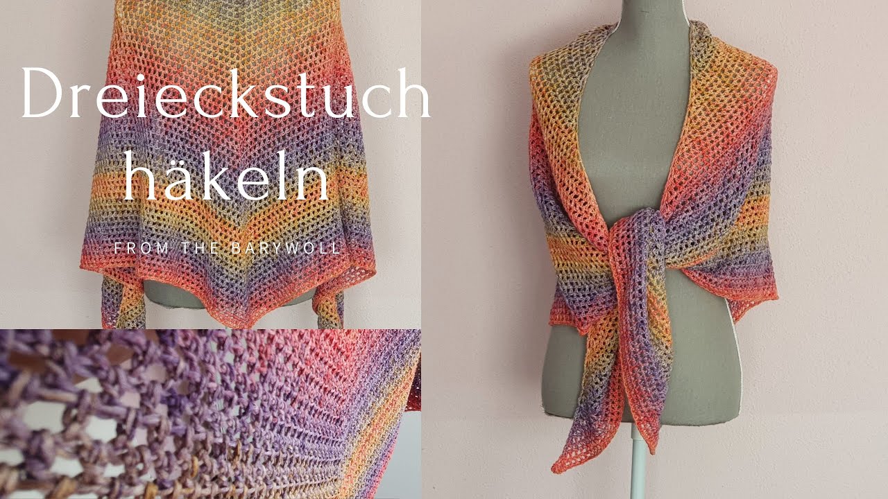 NETZMUSTER TUCH HÄKELN @barywoll