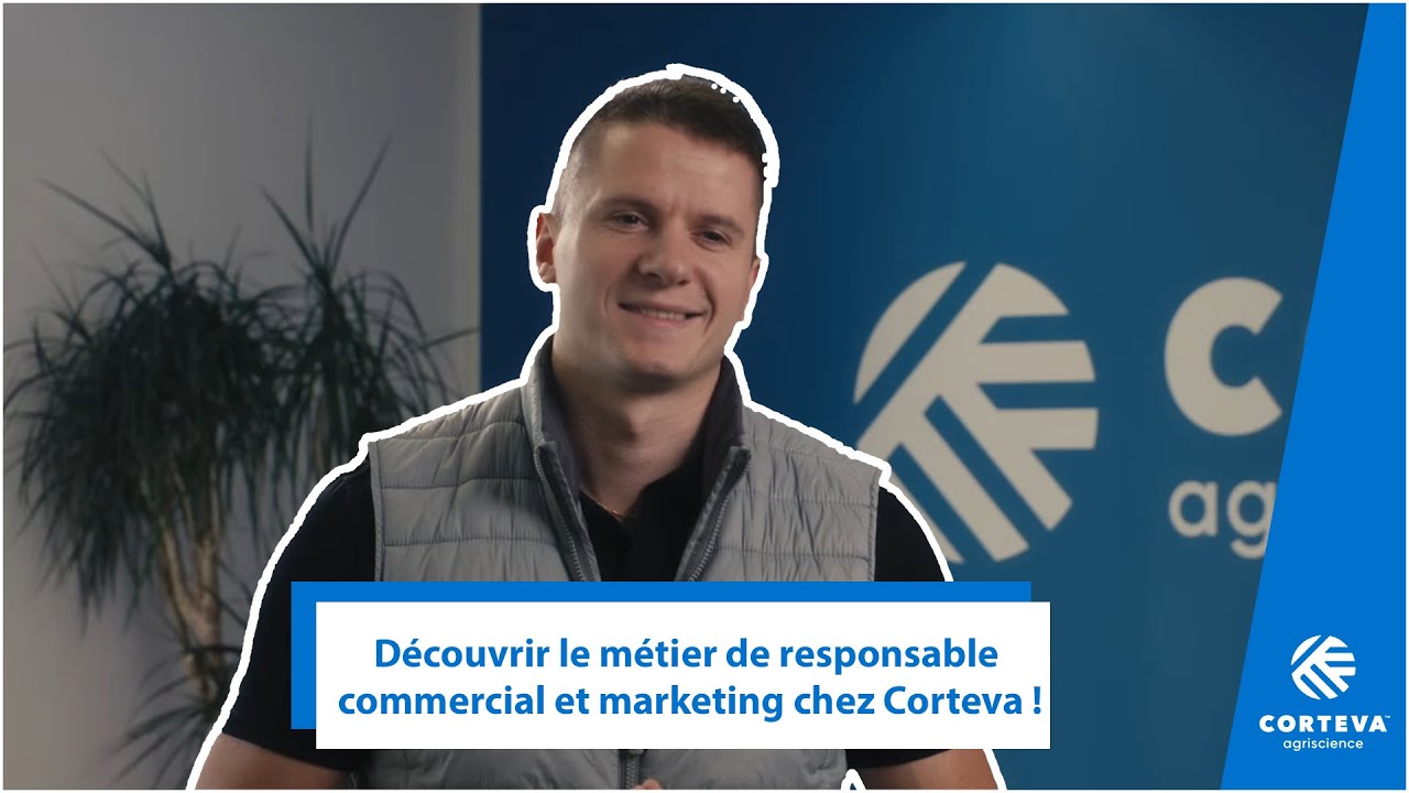 Emilien, responsable commercial et marketing, vous raconte son histoire professionnelle chez Corteva