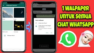TUTORIAL HOW TO SET THE SAME WALLPAPER IN EVERY CHAT screenshot 1