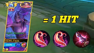 FINALLY!! NEW BEST KARINA 1 HIT BUILD IS HERE!!😱 Mobile Legends: Bang Bang