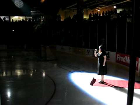 My Twin Singing Anthems At Everett Silvertips Game