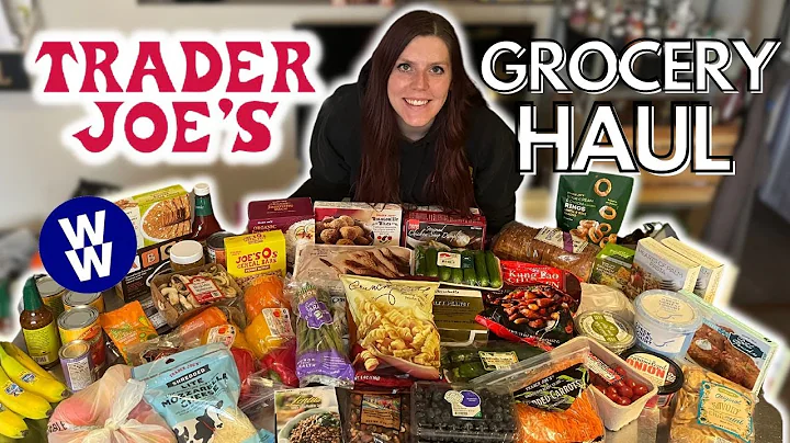 HUGE HEALTHY TRADER JOE'S GROCERY HAUL | WeightWatchers Points & Calories/Macros/Nutrition Info