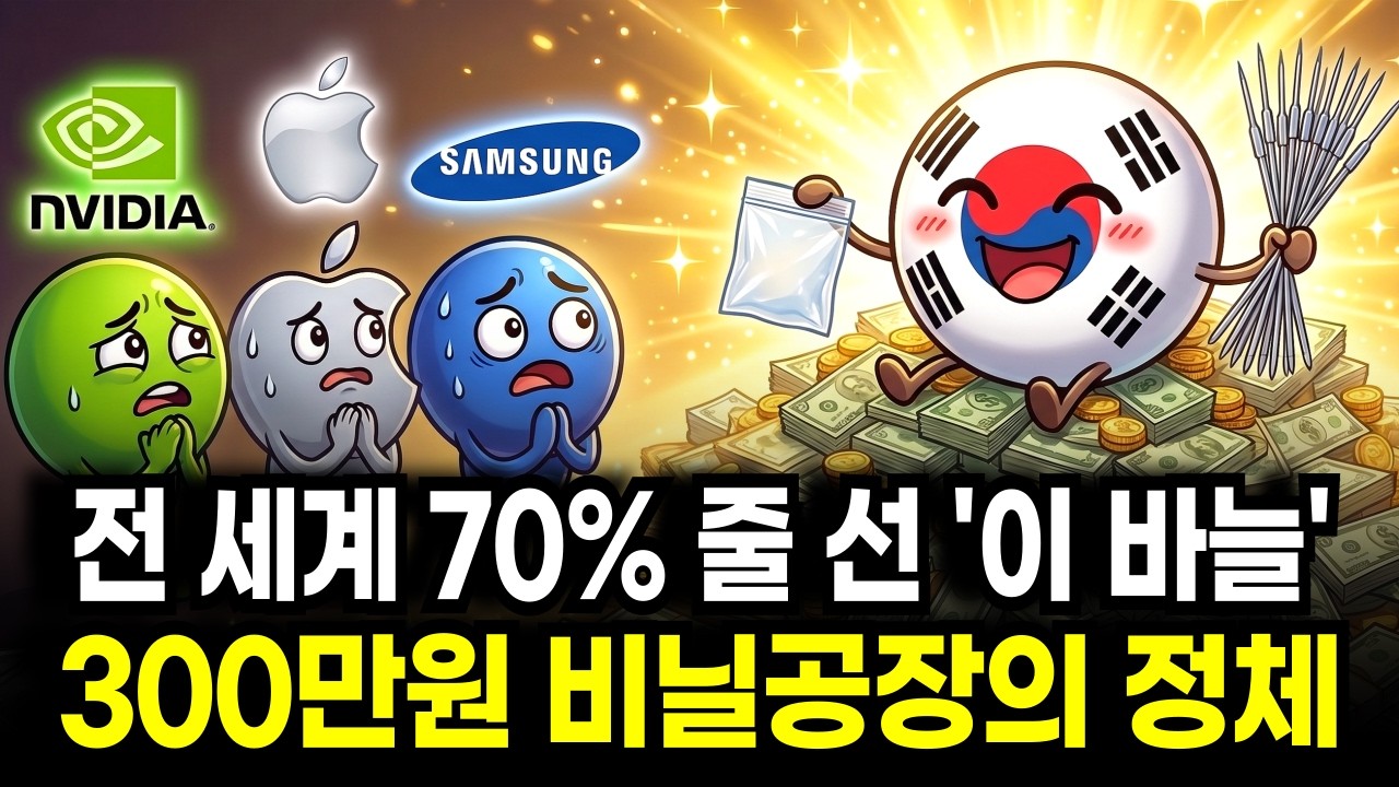 삼성도 애플도 엔비디아도 '이 바늘' 없으면 못 판다...부산 비닐봉투 공장의 정체