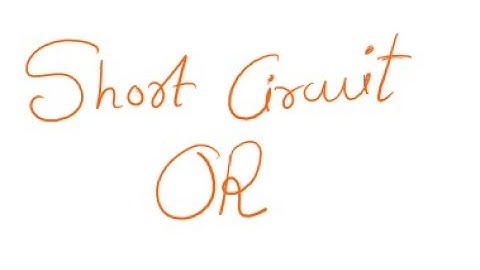 Short Circuit OR || in C