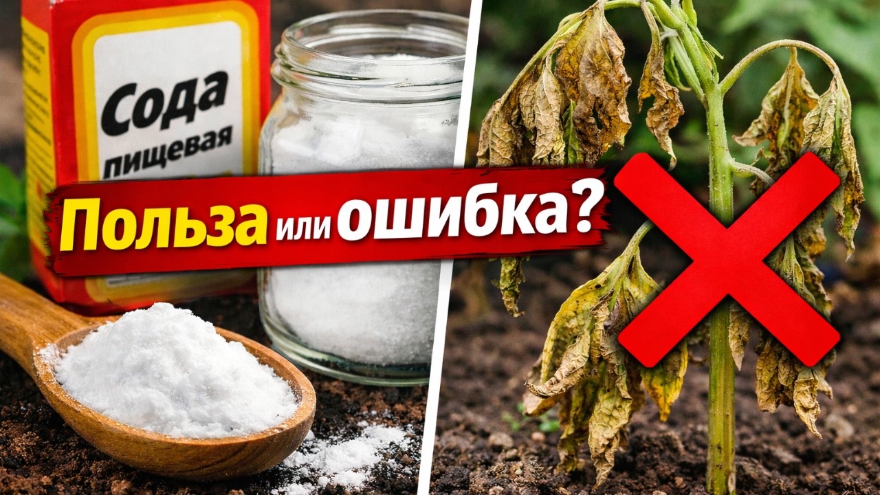 Сода на огороде: польза или ошибка?