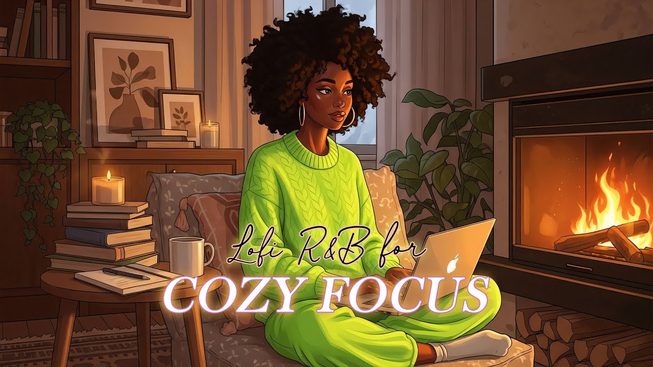 Soft Winter Productivity 🌿  Soulful R&B Lo Fi for Focus & Cozy Calm