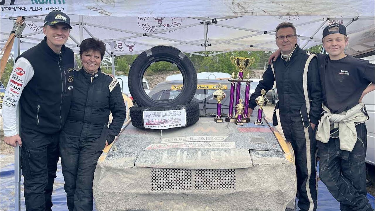 Succéhelg för teamet – trots en rejäl rullning