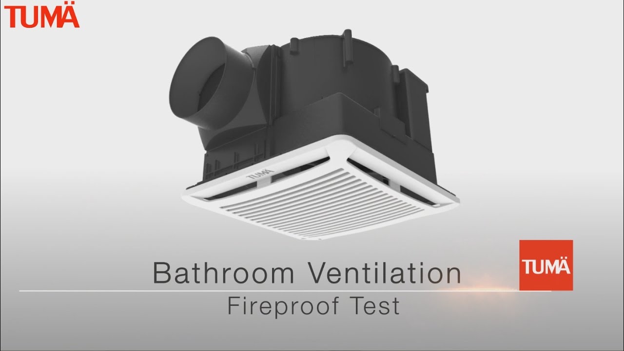 TUMÄ Bathroom Ventilation FanBurning Test YouTube