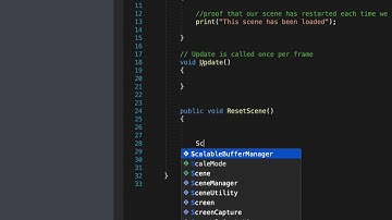 Unity - RESET / RELOAD CURRENT SCENE WITH BUTTON CLICK Tutorial - EASY C# Coding