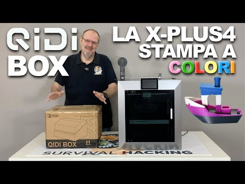 SHU60 - QIDI BOX - It's finally here - the X-PLUS4 now prints in COLOR 🌈