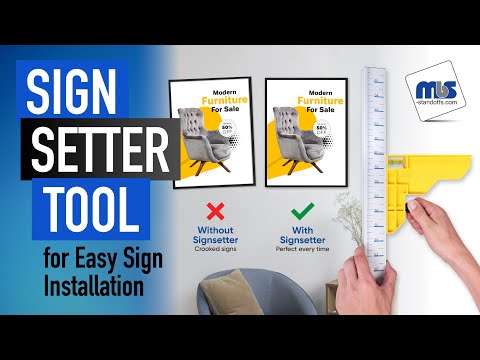 Sign Setter Tool for Easy Sign Installation