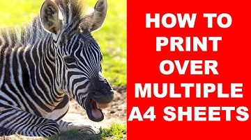 How to print your reference photo or line art on larger than A4 paper - Jason Morgan