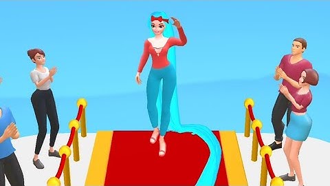 Hair Rush Games All Levels Walkthrough Gameplay iOS,Android Relaxing Video Update Level #Shorts