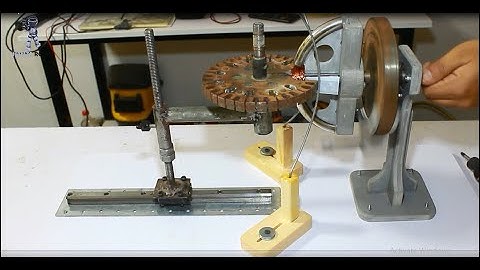 How to make ceiling fan coil winding machine from pvc pipe, ( Part # 2)