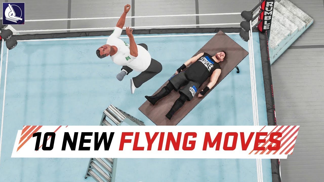 WWE 2K18 Top 10 New High Flying Moves (Animations) YouTube