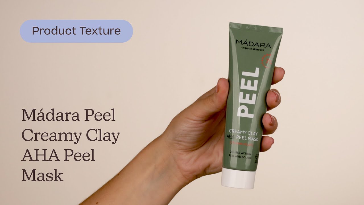 Mádara Peel Creamy Clay AHA Peel Mask Texture | Care to Beauty