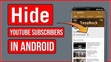 How To Hide Your Youtube Channel Subscriber in Android Mobile | TezaRock