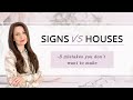 ⭐️ Signs vs Houses - 3 Mistakes You Don't Want to Make ⭐️