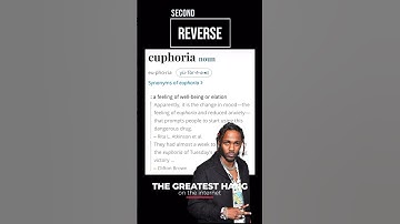 EUPHORIA INTRO PLAYED IN REVERSE IS CRAZY 🤯🤯🤯 #kendricklamar #drake #euphoria