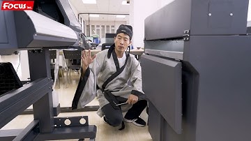 How to use a DTF printer Focus online tutorial 2 Release printer