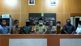 Pernyataan dan himbauan  *H SANWANI* Selaku Kades Badak Anom kec. Sindangjaya kab. Tangerang