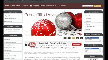 Install and use Easy Populate on Zencart Watch me load a store with 2000 items! Zen Cart