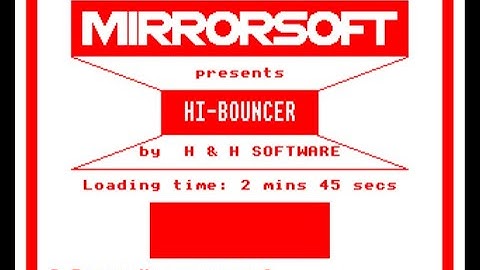 Hi-Bouncer Review for the Acorn BBC Micro by John Gage
