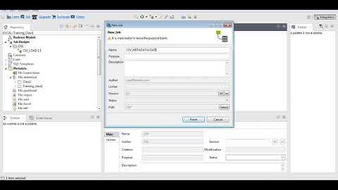 Talend Data Integration |Metadata creation for delimated file load | Free Demo