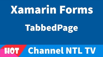 Xamarin Forms TabbedPage