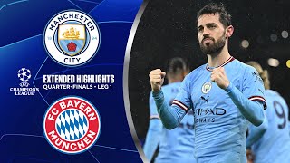 Man. City vs. Bayern: Extended Highlights | UCL QuarterFinals  Leg 1 | CBS Sports Golazo