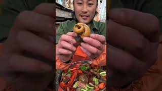 Fishermen Eating Seafood | ASMR Big Food Eating Show | Fast Food Eating Challenge #Short