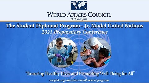 2021 Jr. Model UN Preparatory Conference - Part 3 - Resolution Writing Workshop