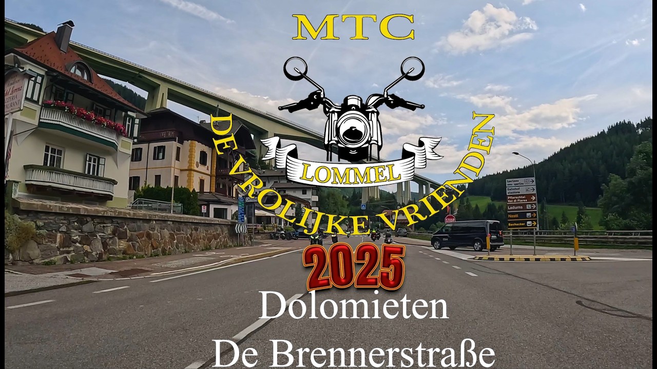 Met de motor door de  Brennerstraße in 2025 van MTC De Vrolijke Vrienden