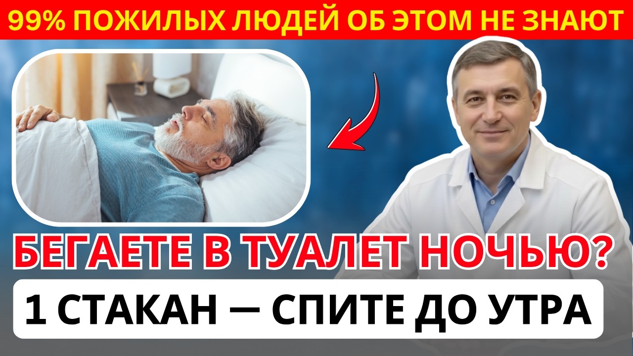 После 60 встаёте в туалет 3+ раза? 8 способов остановить ноктурию без лекарств | БЕРЕГИ ЗДОРОВЬЕ