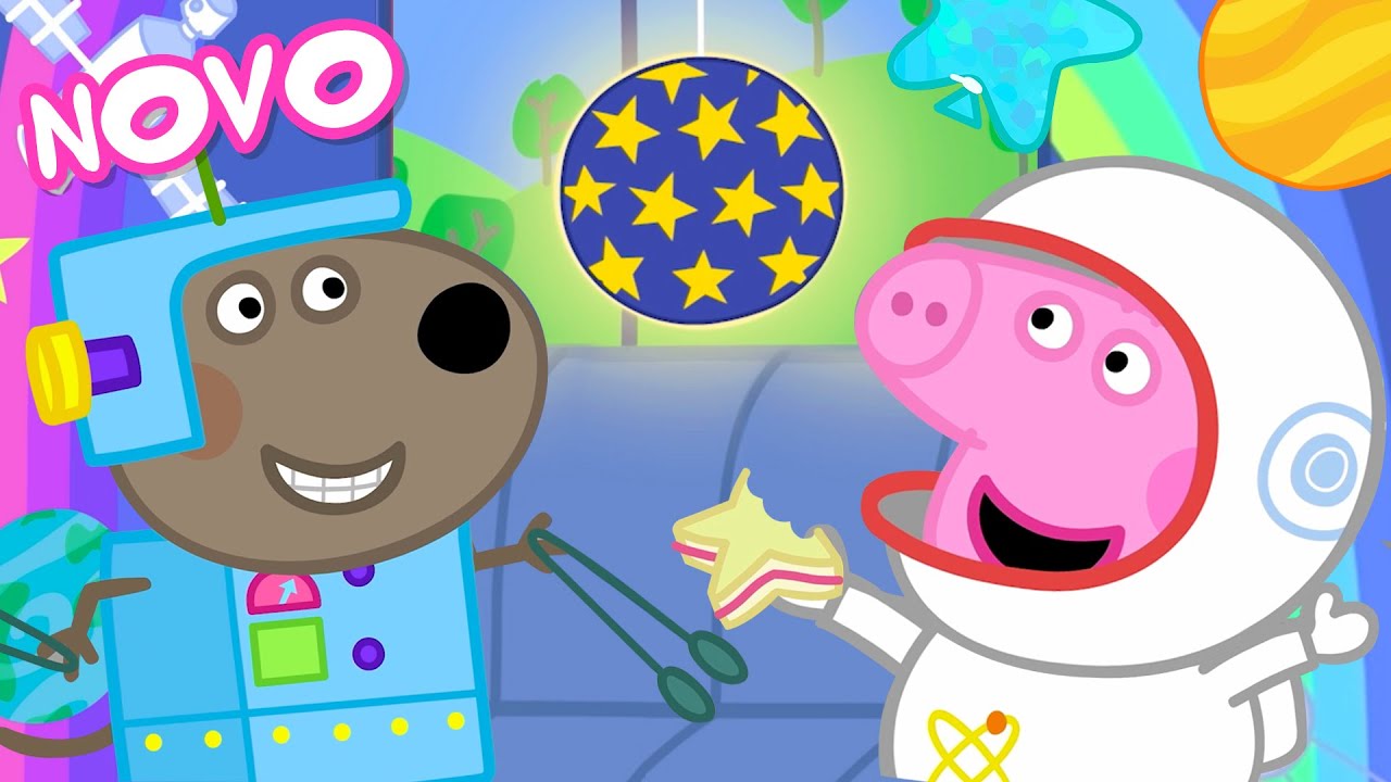 Peppa Pig Português Brasil | A Festa Espacial | NOVO Contos da Peppa Pig